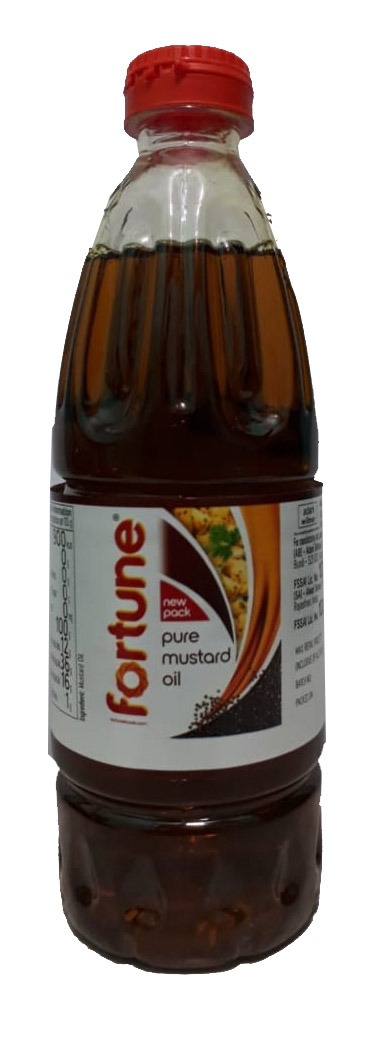 Fortune Pure Mustard Oil (500ml) Bottle